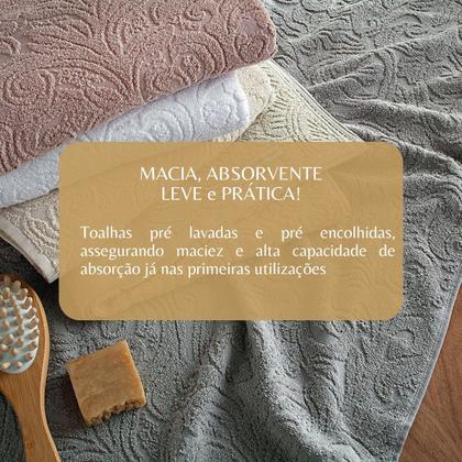 Imagem de Jogo Toalha Banho e Rosto Aragon Extra Soft Buddemeyer