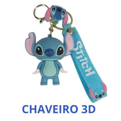 Imagem de Jogo Toalha Com Chaveiro 3D Stitch