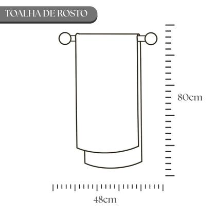 Imagem de Jogo Toalha Karsten Lumina  Banho e Rosto com Tecnologia Unika