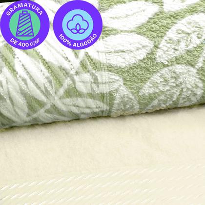 Imagem de Jogo Toalhas 4 Peças Banho e Rosto 100% Algodão Prisma Lisa Dohler