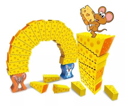 Imagem de Jogo Torre de Queijo 3 Em 1 Polibrinq - PB516