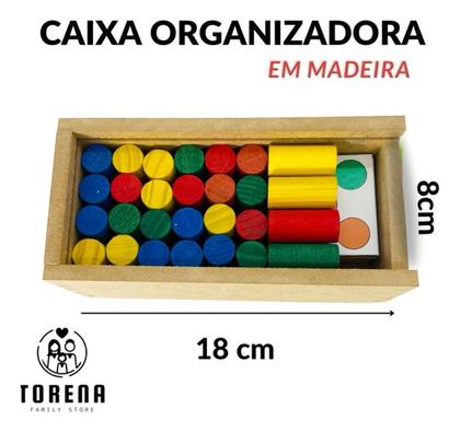 Imagem de Jogo Torre Inteligente Brinquedo Educativo Pedagógico Lúdico