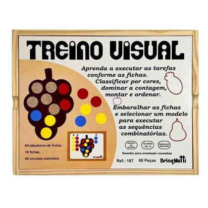 Imagem de Jogo Treino Visual - Madeira - Brinqmutti
