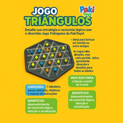 Imagem de Jogo Triangulos Infantil Brinquedo Interativo Pedagogico