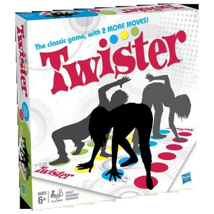 Jogo twister grande refresh original hasbro gamming 98831