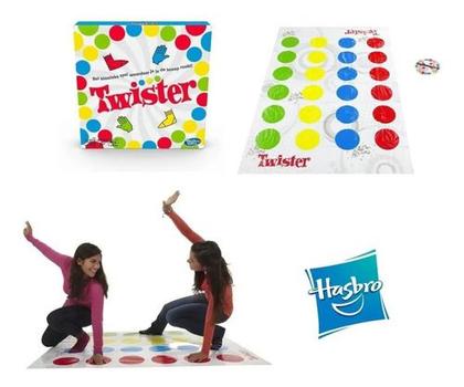 Imagem de Jogo Twister Refresh Com Tapete Clássico Hasbro Amigos Game