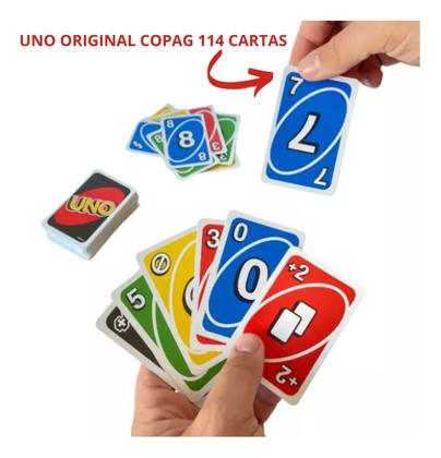 Imagem de Jogo Uno Original 114 Cartas Com Carta Para Personalizar