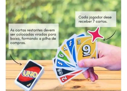 Imagem de Jogo Uno Original 114 Cartas Com Carta Para Personalizar