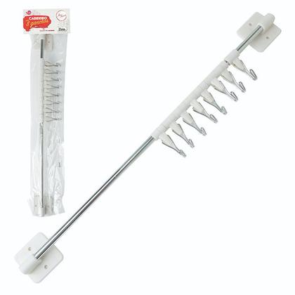 Imagem de Jogo Utensílios de Cozinha Aço Inox Kit 6 Peças Com Suporte