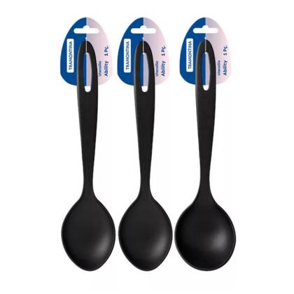 Imagem de Jogo Utensílios de Cozinha Nylon Preto 3 Peças Tramontina