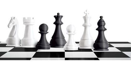 Imagem de Jogo Xadrez Para Iniciantes Peças Grandes 37x37 - Nig