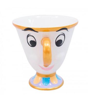 Imagem de Jogo Xícara 200ml Chip e Bule 1000ml Madame Samovar Bela E A Fera - Disney