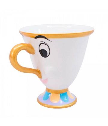 Imagem de Jogo Xícara 200ml Chip e Bule 1000ml Madame Samovar Bela E A Fera - Disney