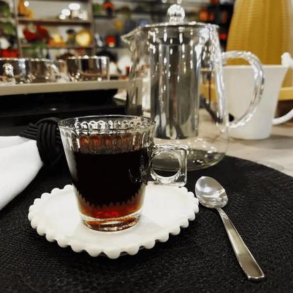 Imagem de Jogo Xícaras De Vidro Para Café 80ml Lima Lines 5 Peças