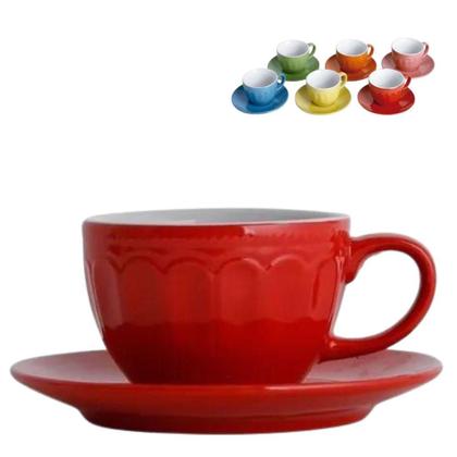 Imagem de Jogo Xicaras para Café Colors  90ml 6un Class