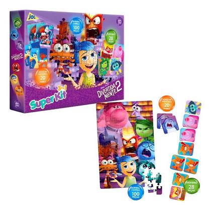 Imagem de Jogos 3 Em 1 Divertidamente 2 Super Kit Toyster