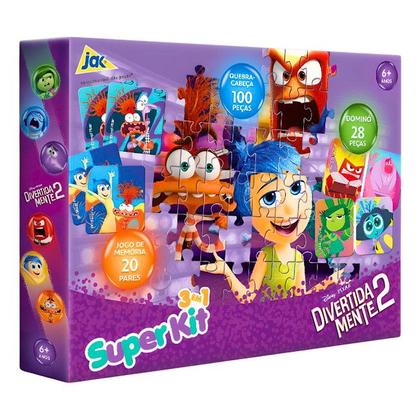 Imagem de Jogos 3 Em 1 Divertidamente 2 Super Kit Toyster