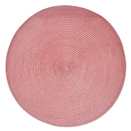 Imagem de Jogos Americano De Mesa Requinte Redondo Kit Com 12 Unidades Palha - Tessi