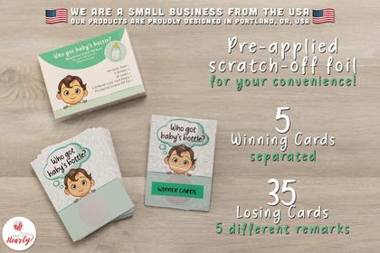 Imagem de Jogos de chá de bebê Party Hearty 40 Emoji Scratch Off Tickets