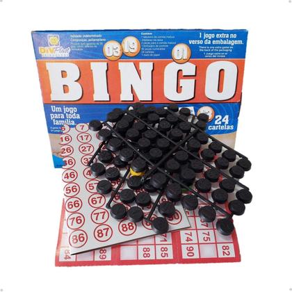 Imagem de Jogos de Tabuleiro Jogo Bingo Divertido Família Divplast Ref 03