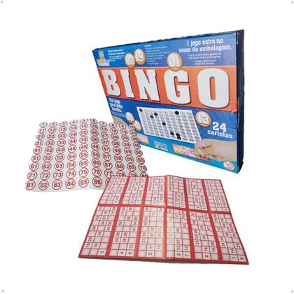 Imagem de Jogos de Tabuleiro Jogo Bingo Divertido Família Divplast Ref 03