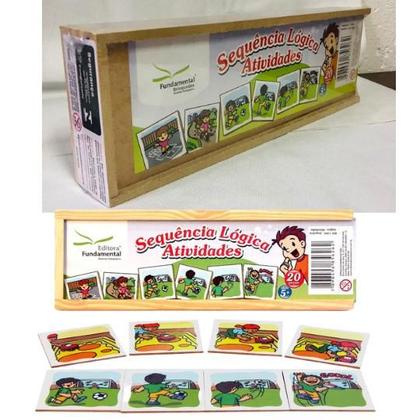 Imagem de Jogos Educativos Conjunto 7 Sequência Lógicas P/ Raciocínio
