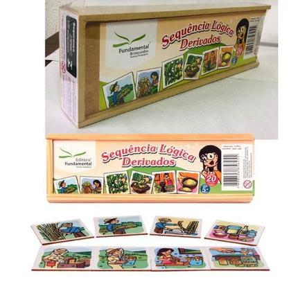 Imagem de Jogos Educativos Conjunto 7 Sequência Lógicas P/ Raciocínio