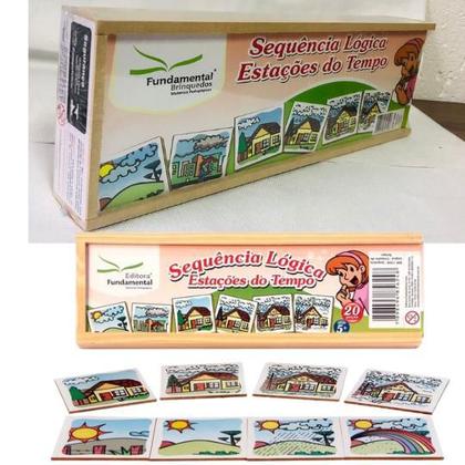 Imagem de Jogos Educativos Conjunto 7 Sequência Lógicas P/ Raciocínio