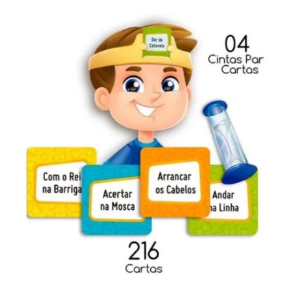 Imagem de Jogos Infantil Fazendo Mimicas Adivinhacao Para Toda Familia