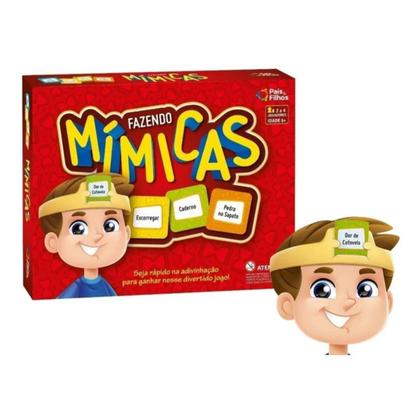 Imagem de Jogos Infantil Fazendo Mimicas Adivinhacao Para Toda Familia
