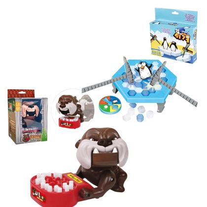 Imagem de Jogos Infantis Quebra Gelo grande + Dog Morde Dedo Diversão em Dobro