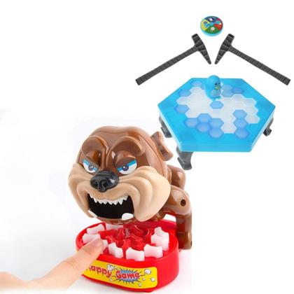 Imagem de Jogos Infantis Quebra Gelo grande + Dog Morde Dedo Diversão em Dobro