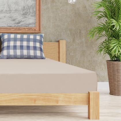 Imagem de Jogos Lençol 100% Algodão Cama Casal Com Elástico 3 Pçs Box Portallar