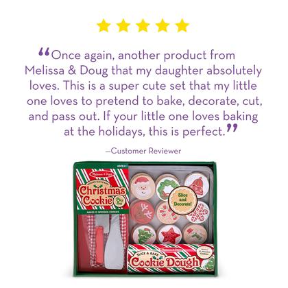 Imagem de Jogue Food Set Melissa & Doug Slice and Bake Christmas Cookie