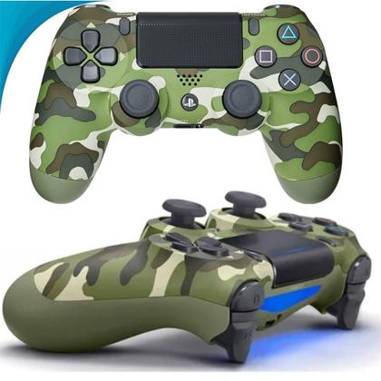 Imagem de Joystick Camuflado Bluetooth Analógico Jogos Em Console E