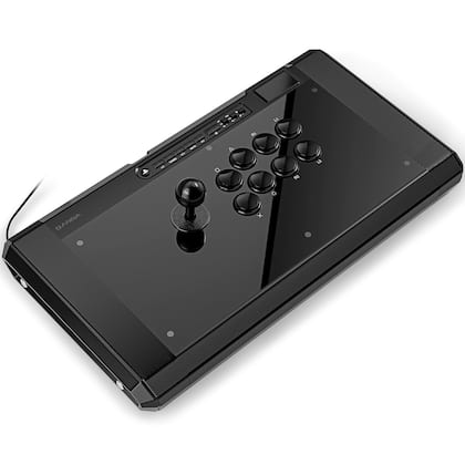Joystick com fio Qanba Q7 Obsidian 2 para PlayStation 5/4 e PC