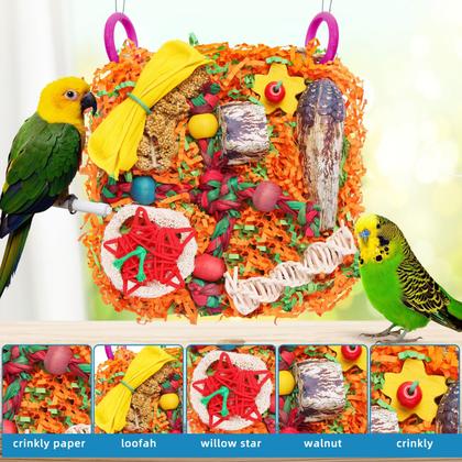 Imagem de Juguetes para Pájaros YIXUND para Forrajeo Natural y Desgarrado 2 PCS