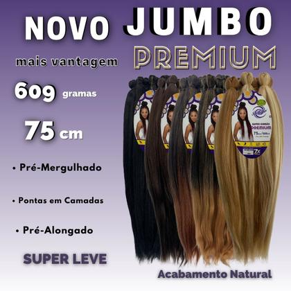 Imagem de Jumbão Premium Ser Mulher 609 Gramas 75cm Para Tranças Box Braids, Nagô e Boxeadora