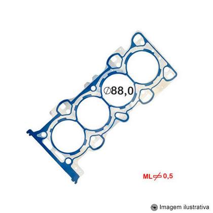 Imagem de Junta Cabeçote Aço Inox 0.50mm 89.0mm Ford Ecosport Focus Mondeo Ranger 2.0 16V Duratec