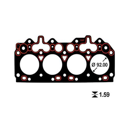 Imagem de Junta Cabeçote Motor Ranger 2.5 F1000 2.5 S10 e Blazer 2.5 Sprinter 310 312 2.5 Defender 2.5 Motor Maxion 1,59mm 3 PIC
