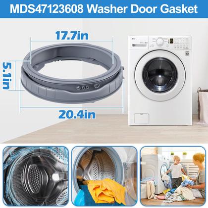 Imagem de Junta de Vedação da Porta da Lavadora ALVAR MDS47123608 Compatível com LG