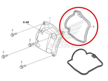 Imagem de Junta Guarnição Tampa Válvula Pcx 150 2013 A 2020 / Sh 150i