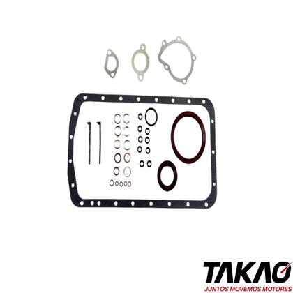 Imagem de Junta Inferior C/ Retentores (Jg) Evasion 2.0 8V 1995 A 1997 / Evasion 2.0 8V 1998 A 2000 - Takao Jirpg21D