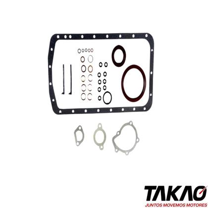 Imagem de Junta Inferior C/ Retentores (Jg) Evasion 2.0 8V 1995 A 1997 / Evasion 2.0 8V 1998 A 2000 - Takao Jirpg21D