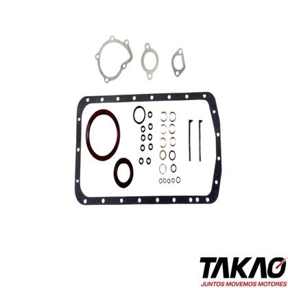 Imagem de Junta Inferior C/ Retentores (Jg) Evasion 2.0 8V 1995 A 1997 / Evasion 2.0 8V 1998 A 2000 - Takao Jirpg21D