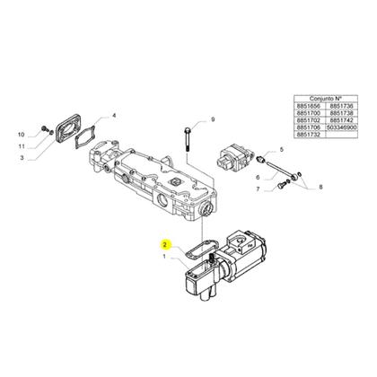 Imagem de Junta Pequena Servo Shift Para Iveco Stralis - 1315307242