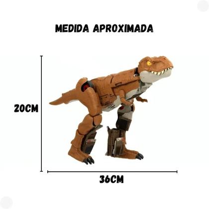 Imagem de Jurassic World Dinossauro TRex Transformável  HPD38