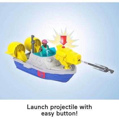 Imagem de Jurassic World Rebirth Mosassaurus AquaChomp com Barco