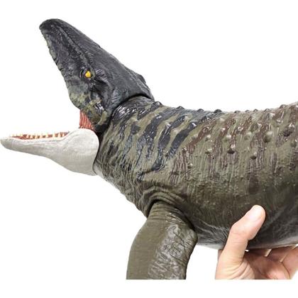 Imagem de Jurassic World Rebirth Super Colossal Mosasaurus 91cm Mattel