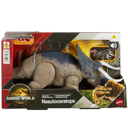 Imagem de Jurassic World Rugido Selvagem Nasutoceratops Com Som - Mattel